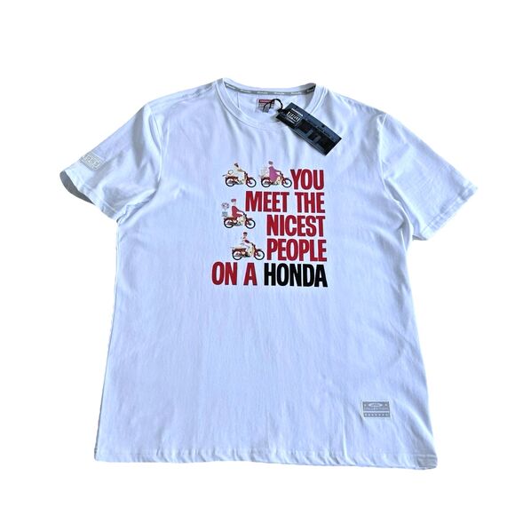 VINTAGE CULTURE OFFICIALLY LICENSED UNISEX T-SHIRT AMERICAN HONDA 1963 SZ XL NWT - Picture 2 of 9